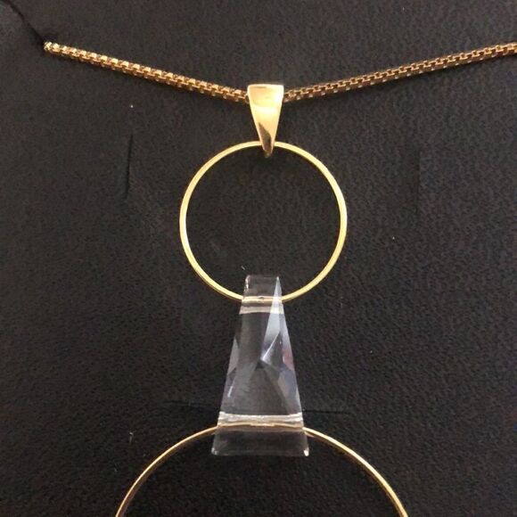 Swarovski authentic Crystals Gold plated necklace - Picture 6 of 8